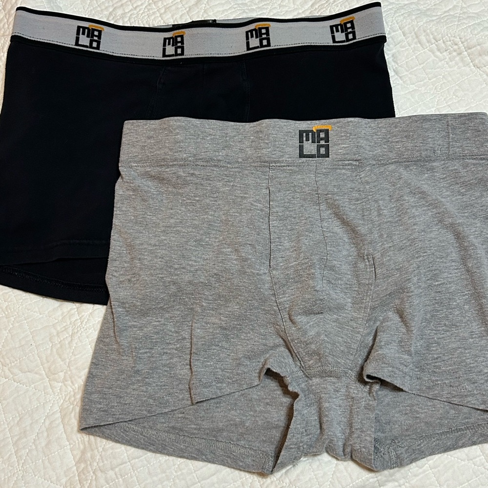 Mario Lopez Boxer Briefs Black and Gray Cotton Stretch set of 2